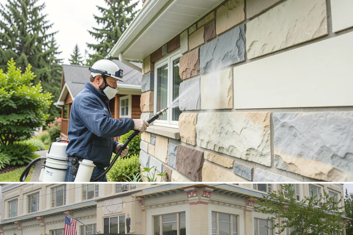 Post-Construction Pressure Washing in Anacortes, Skagit County, WA - Post-construction pressure washing is completed as the final trade wraps, with dry-weather scheduling preferred so surfaces are...