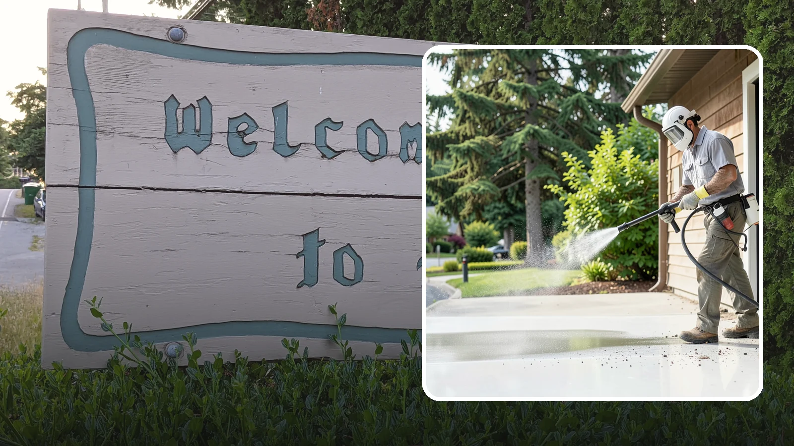Post-Construction Pressure Washing in Brier, Snohomish County, WA - We handle heavy post-construction washing on Washington properties to clear the toughest build-out residue.