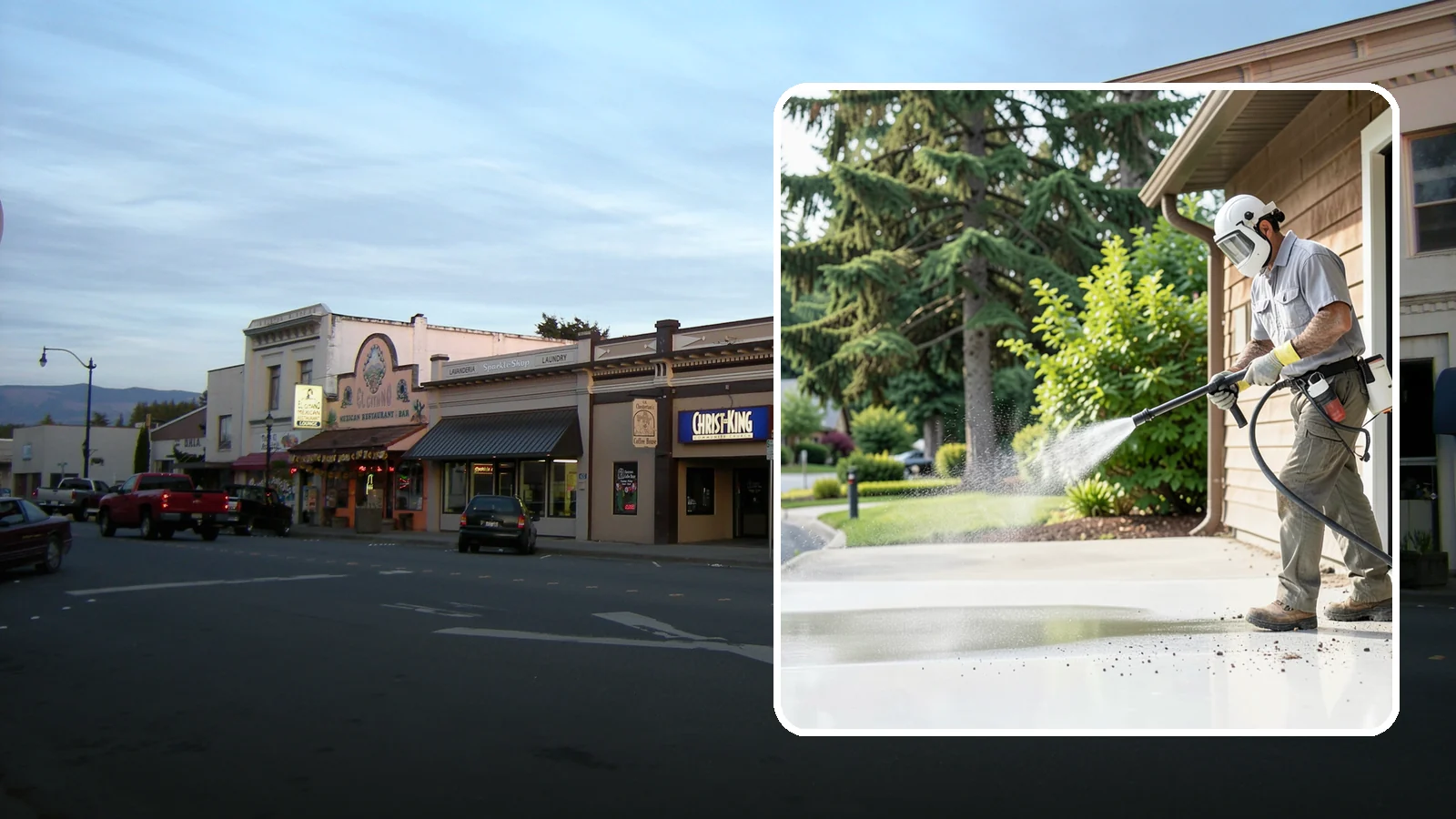 Post-Construction Pressure Washing in Burlington, Skagit County, WA - We handle heavy post-construction washing on Washington properties to clear the toughest build-out residue.