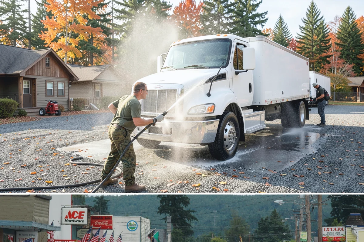 Post-Construction Pressure Washing in Carnation, King County, WA - Post-construction pressure washing is completed as the final trade wraps, with dry-weather scheduling preferred so surfaces are...