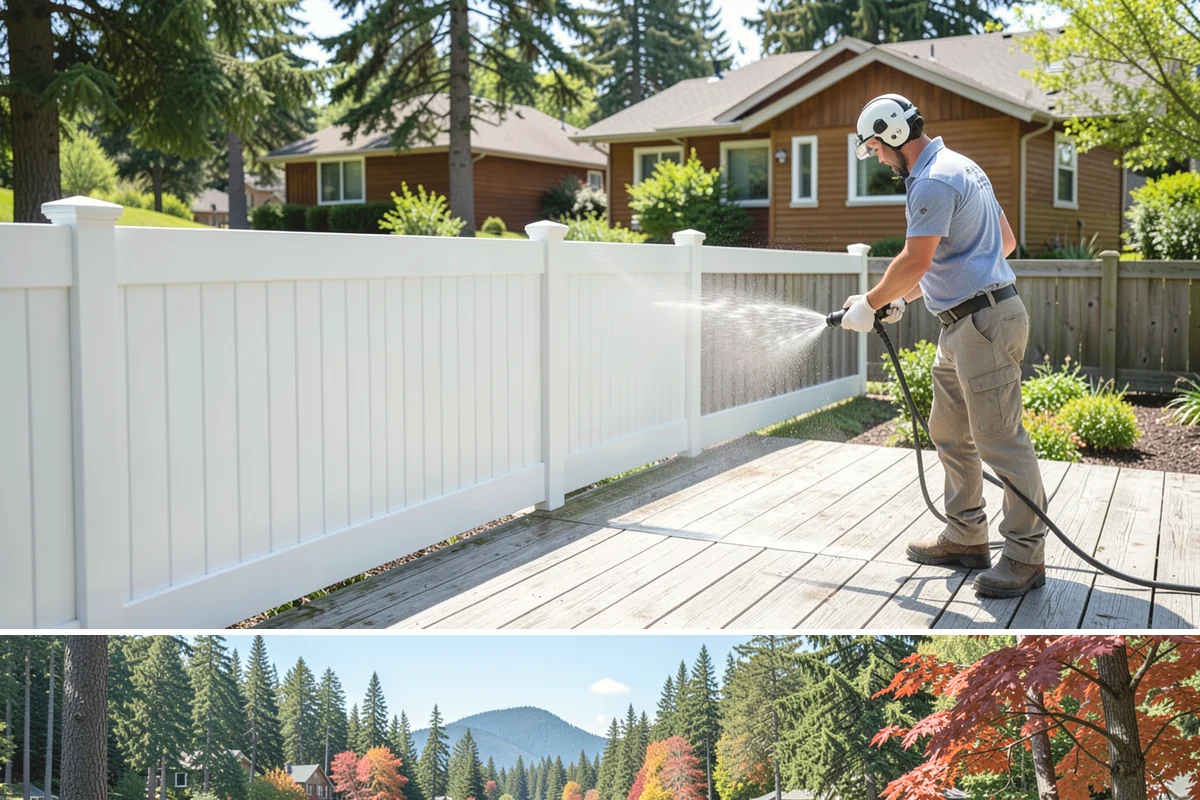 Post-Construction Pressure Washing in Covington, King County, WA - Post-construction pressure washing is completed as the final trade wraps, with dry-weather scheduling preferred so surfaces are...
