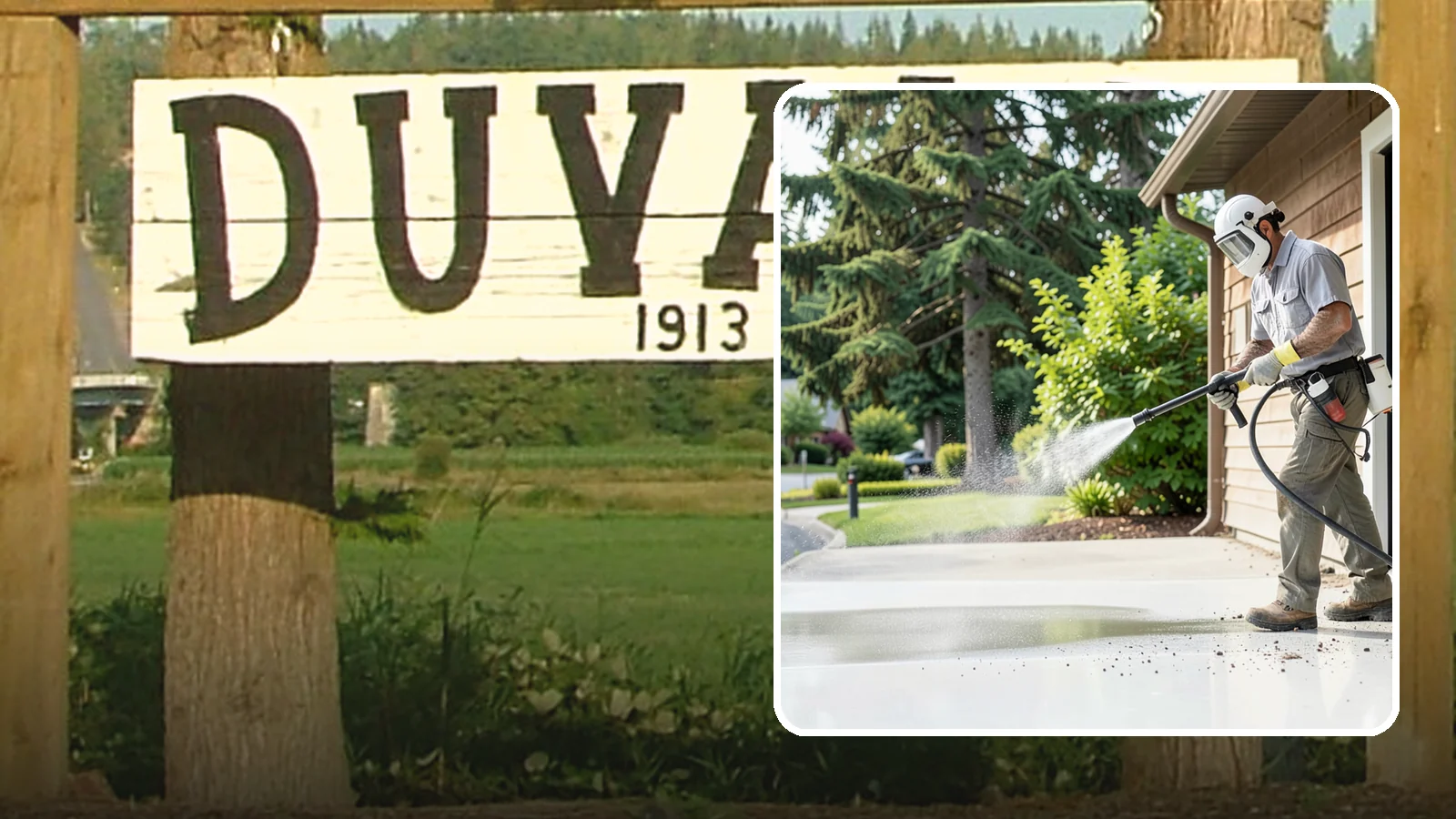 Post-Construction Pressure Washing in Duvall, King County, WA - We handle heavy post-construction washing on Washington properties to clear the toughest build-out residue.
