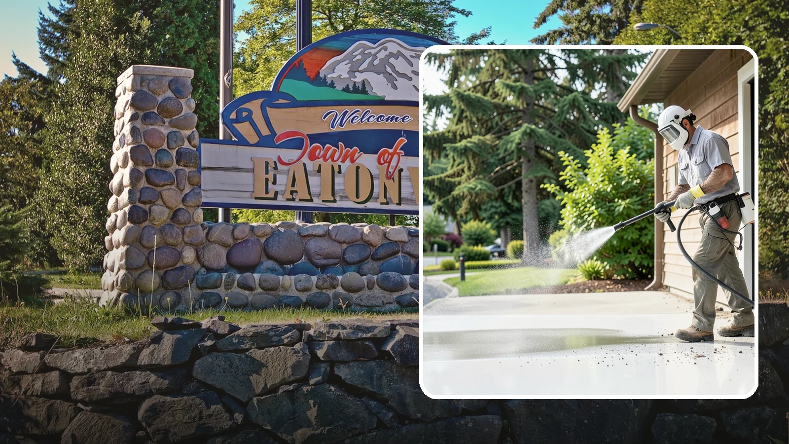 Post-Construction Pressure Washing in Eatonville, Pierce County, WA - We handle heavy post-construction washing on Washington properties to clear the toughest build-out residue.