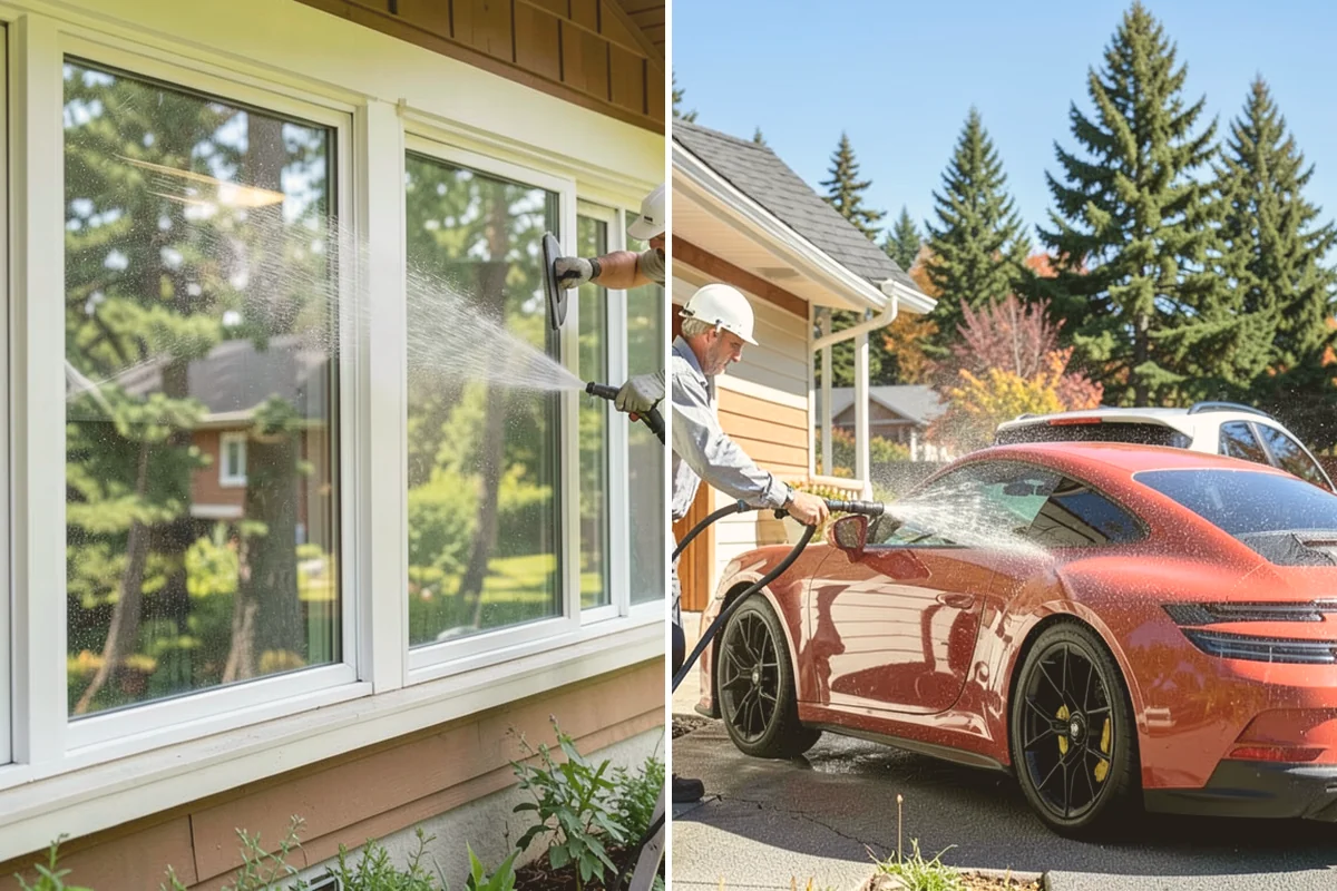 Post-Construction Pressure Washing in Edmonds, Snohomish County, WA - Assess residue hardness across each surface
