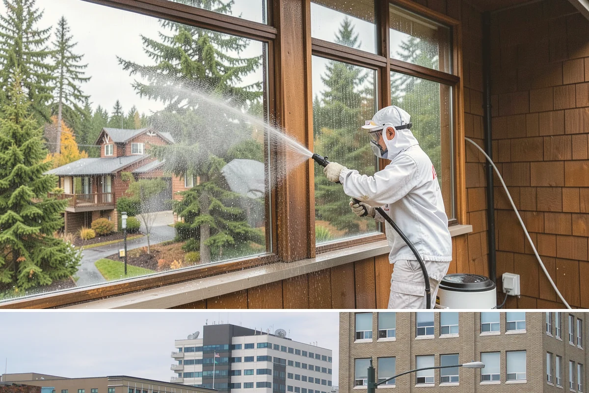 Post-Construction Pressure Washing in Everett, Snohomish County, WA - Post-construction pressure washing is completed as the final trade wraps, with dry-weather scheduling preferred so surfaces are...