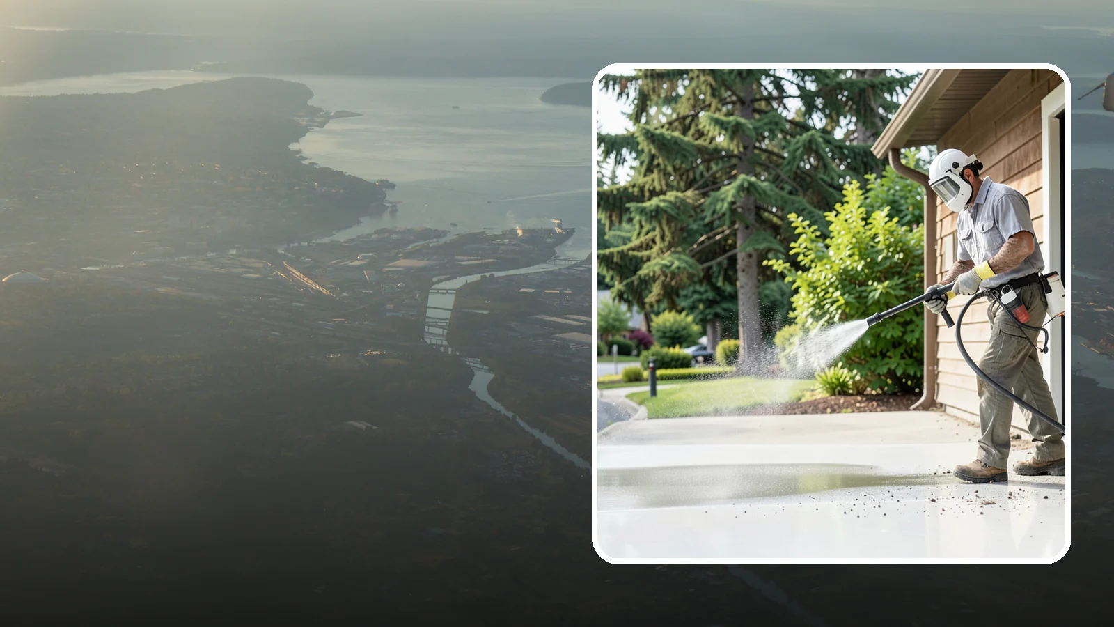 Post-Construction Pressure Washing in Fife, Pierce County, WA - We handle heavy post-construction washing on Washington properties to clear the toughest build-out residue.