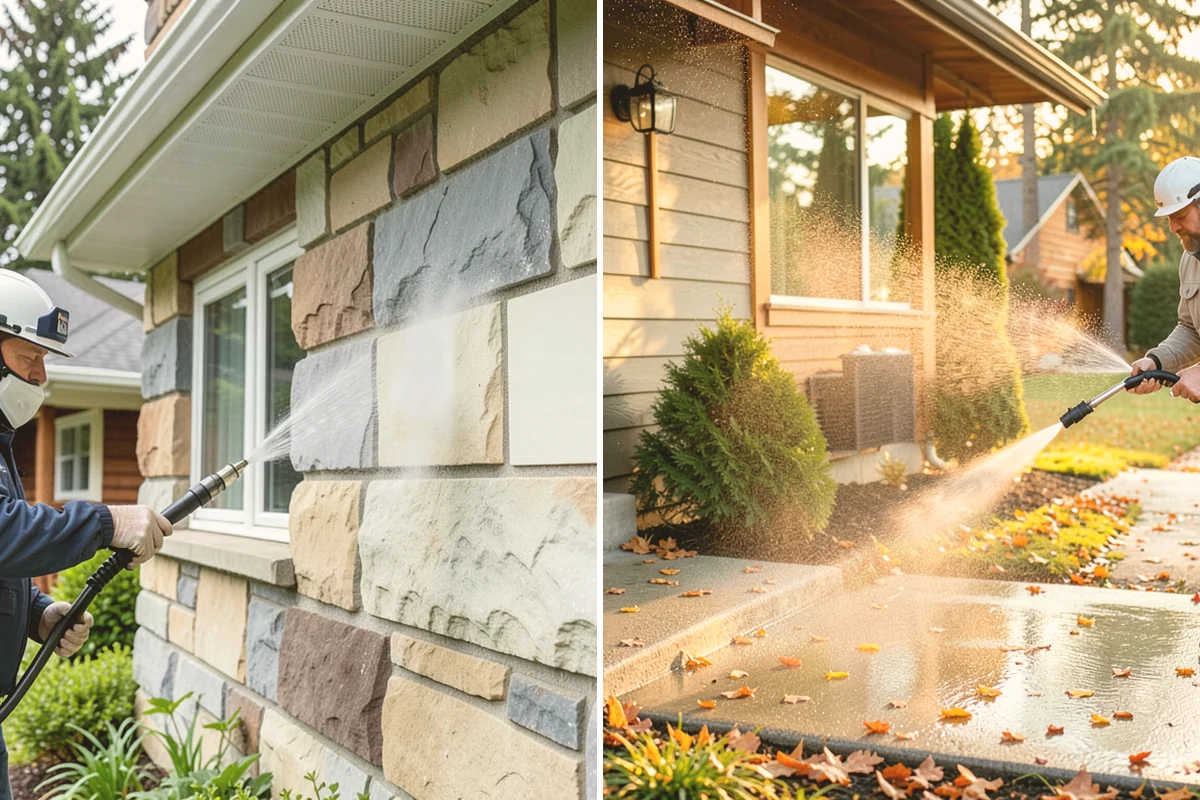 Post-Construction Pressure Washing in Fife, Pierce County, WA - Assess residue hardness across each surface