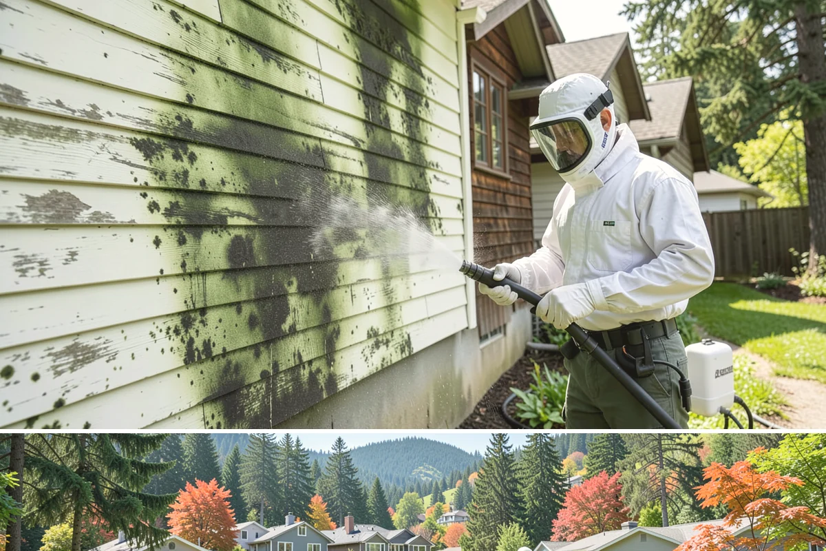 Post-Construction Pressure Washing in Fircrest, Pierce County, WA - Post-construction pressure washing is completed as the final trade wraps, with dry-weather scheduling preferred so surfaces are...