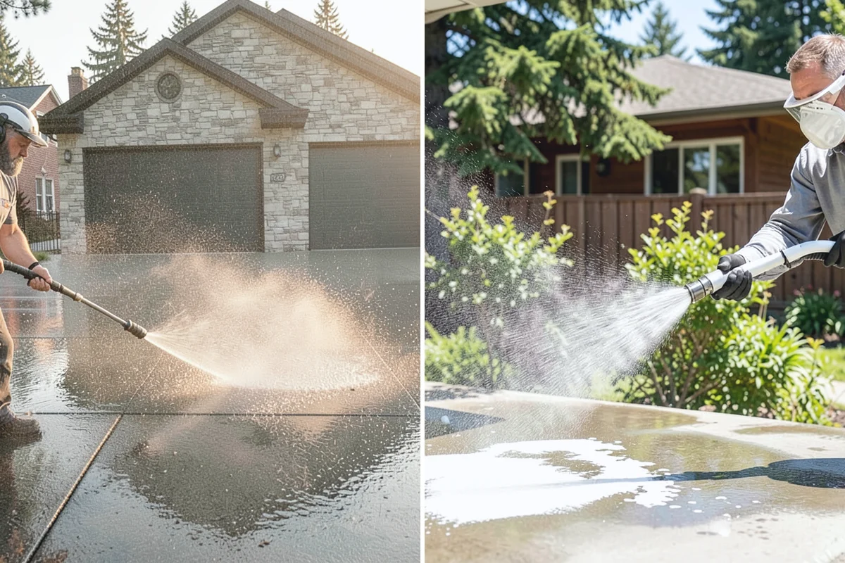 Post-Construction Pressure Washing in Gold Bar, Snohomish County, WA - Assess residue hardness across each surface