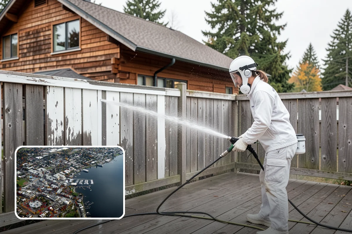 Post-Construction Pressure Washing in Kirkland, King County, WA - Strips dried mortar and paint from hardscapes