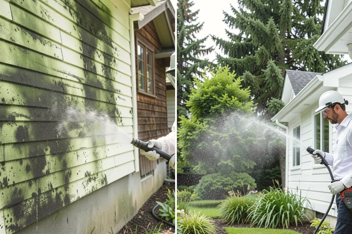 Post-Construction Pressure Washing in La Conner, Skagit County, WA - Assess residue hardness across each surface