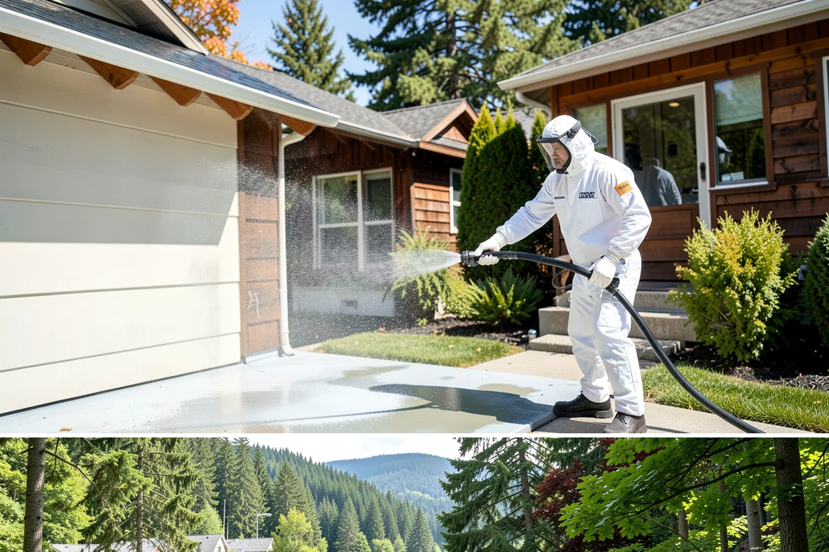 Post-Construction Pressure Washing in Lake Forest Park, King County, WA - Post-construction pressure washing is completed as the final trade wraps, with dry-weather scheduling preferred so surfaces are...