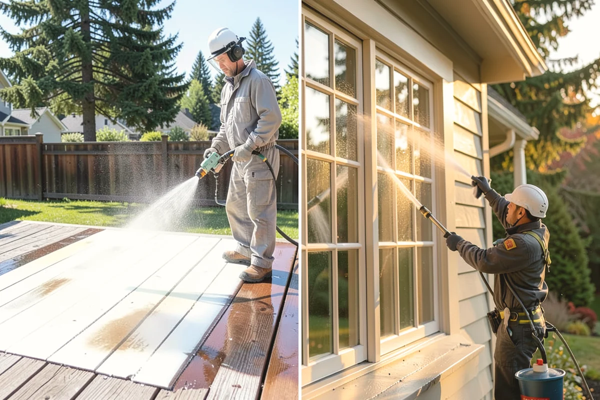 Post-Construction Pressure Washing in Lake Stevens, Snohomish County, WA - Assess residue hardness across each surface
