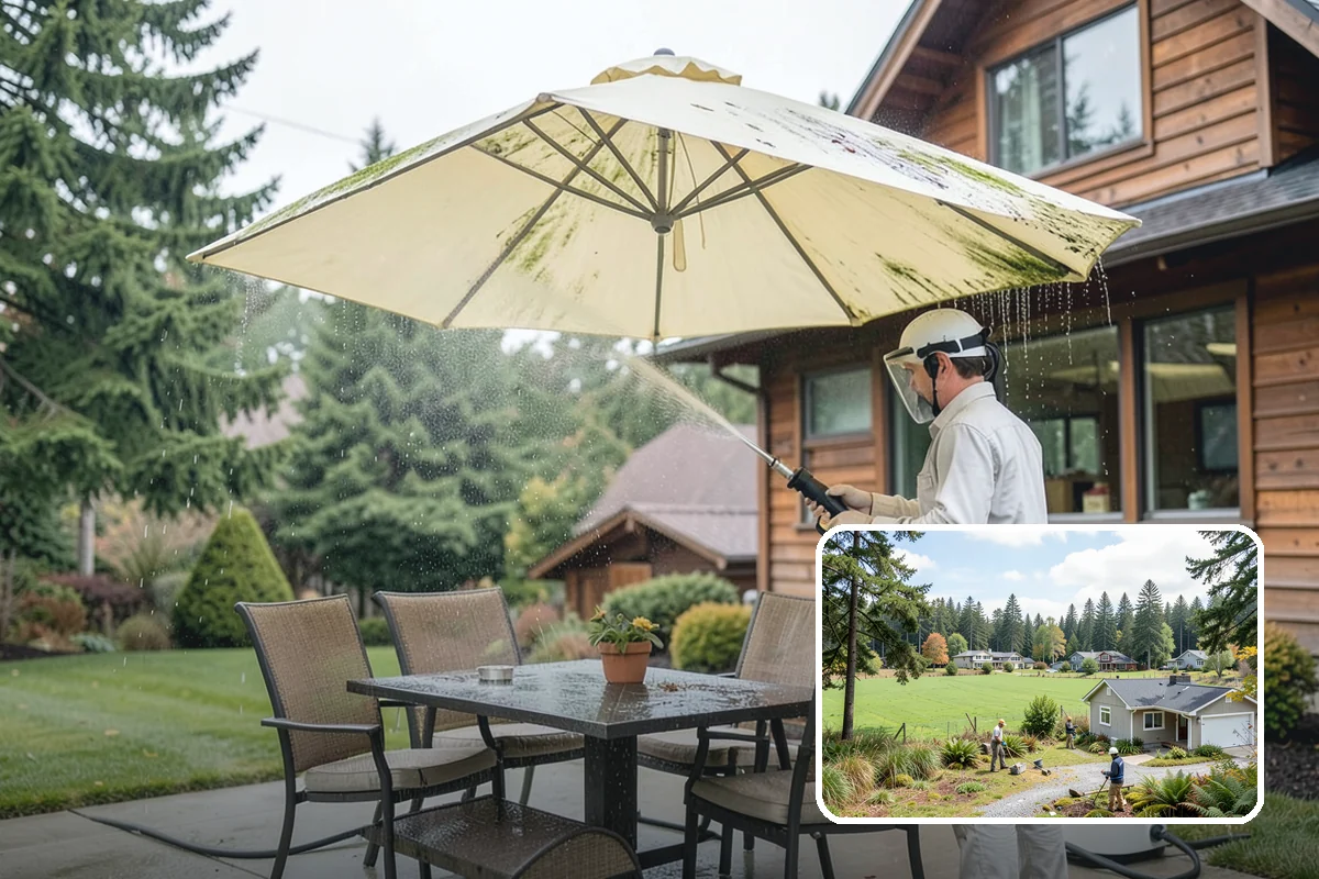 Post-Construction Pressure Washing in Lyman, Skagit County, WA - Strips dried mortar and paint from hardscapes
