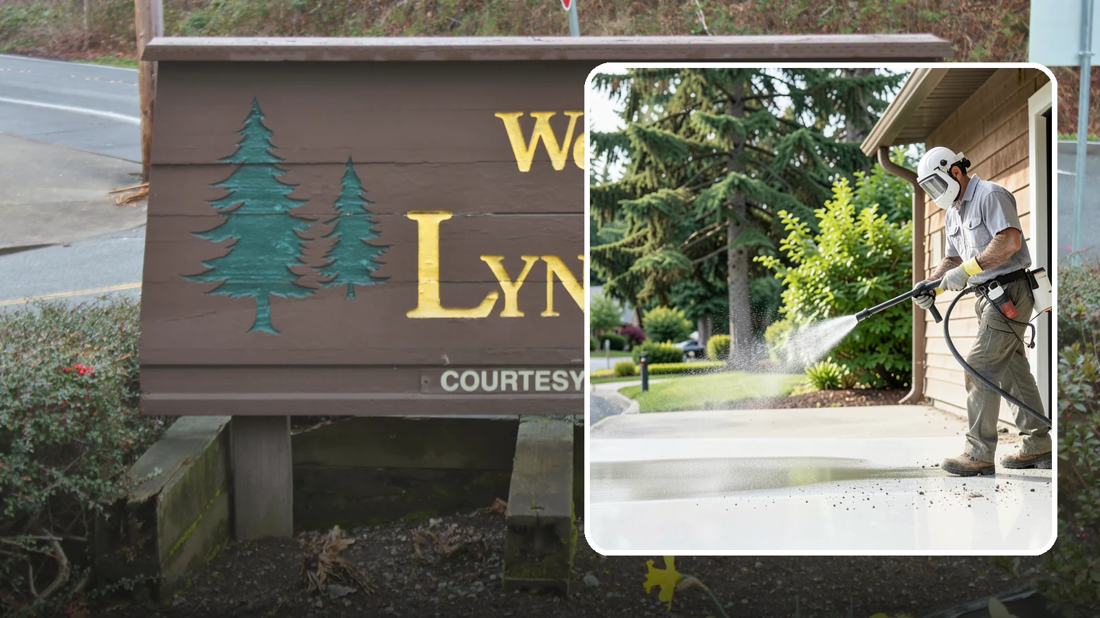 Post-Construction Pressure Washing in Lynnwood, Snohomish County, WA - We handle heavy post-construction washing on Washington properties to clear the toughest build-out residue.