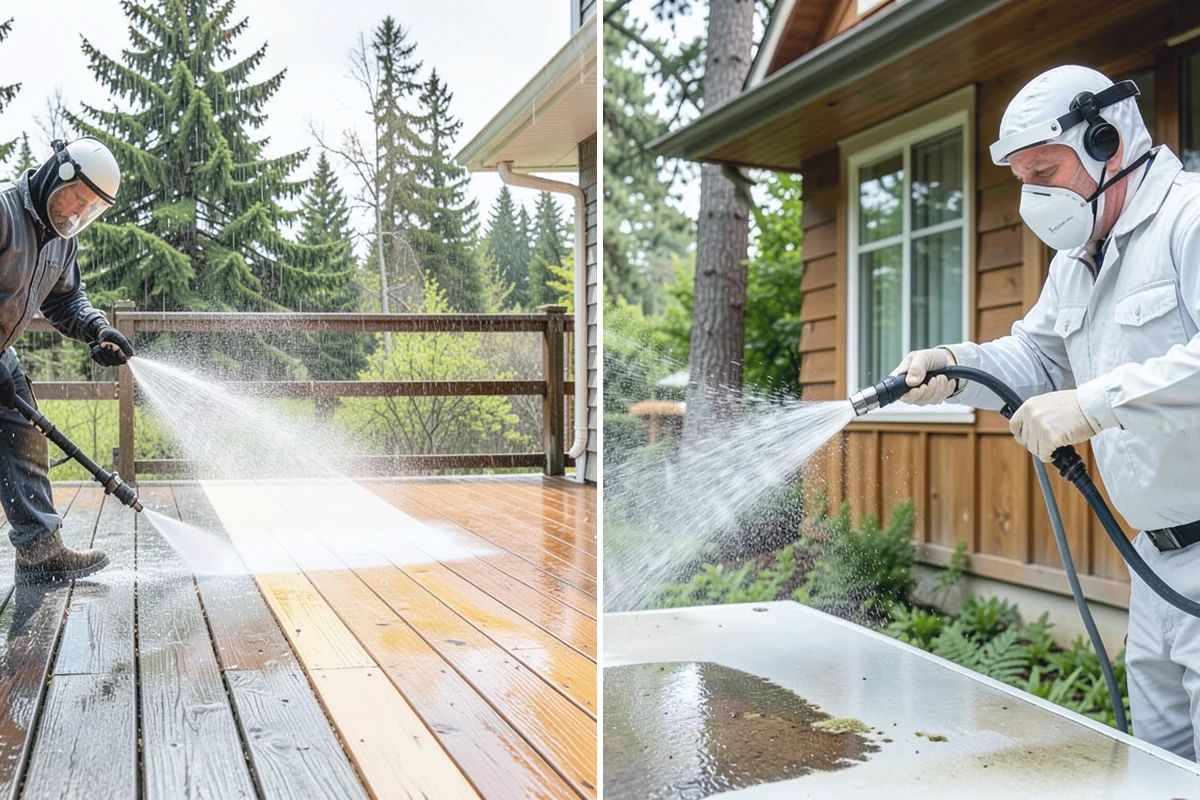 Post-Construction Pressure Washing in Marysville, Snohomish County, WA - Assess residue hardness across each surface