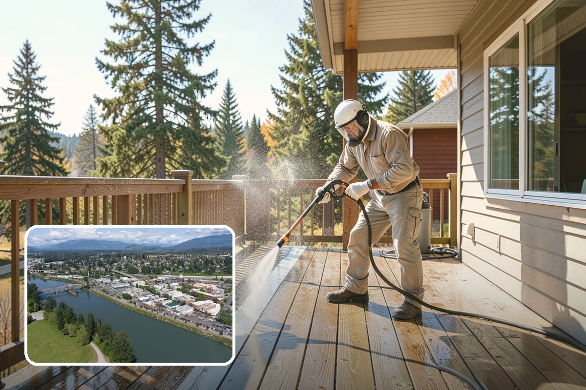 Post-Construction Pressure Washing in Mount Vernon, Skagit County, WA - Strips dried mortar and paint from hardscapes