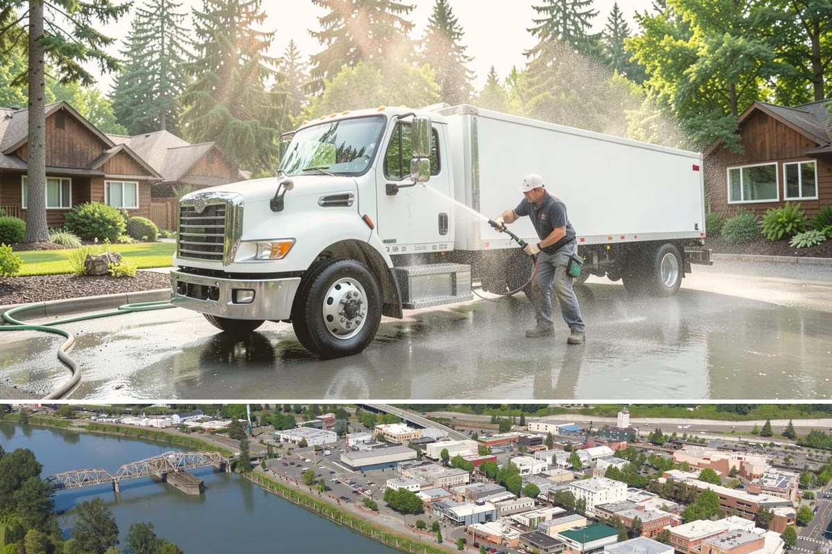 Post-Construction Pressure Washing in Mount Vernon, Skagit County, WA - Post-construction pressure washing is completed as the final trade wraps, with dry-weather scheduling preferred so surfaces are...