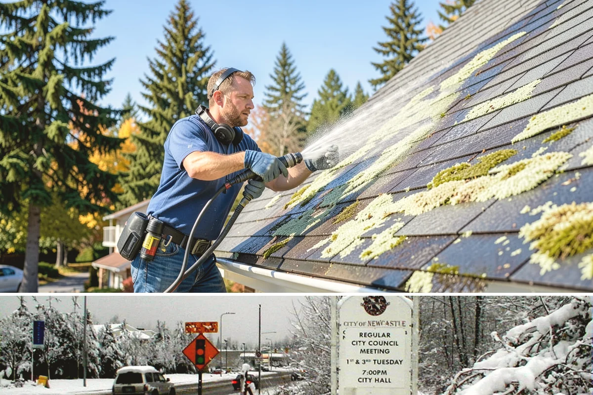 Post-Construction Pressure Washing in Newcastle, King County, WA - Post-construction pressure washing is completed as the final trade wraps, with dry-weather scheduling preferred so surfaces are...