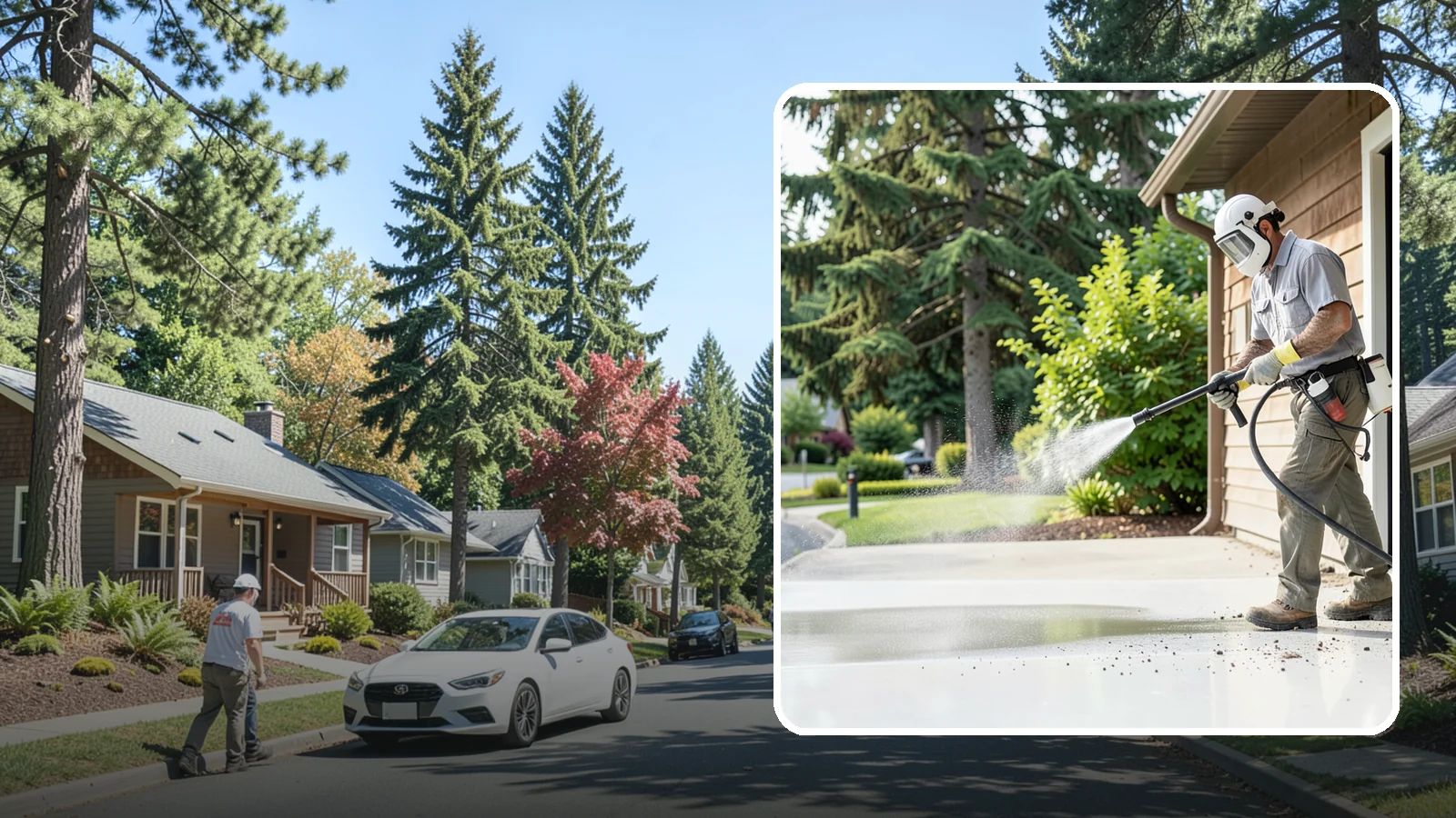Post-Construction Pressure Washing in Orting, Pierce County, WA - We handle heavy post-construction washing on Washington properties to clear the toughest build-out residue.