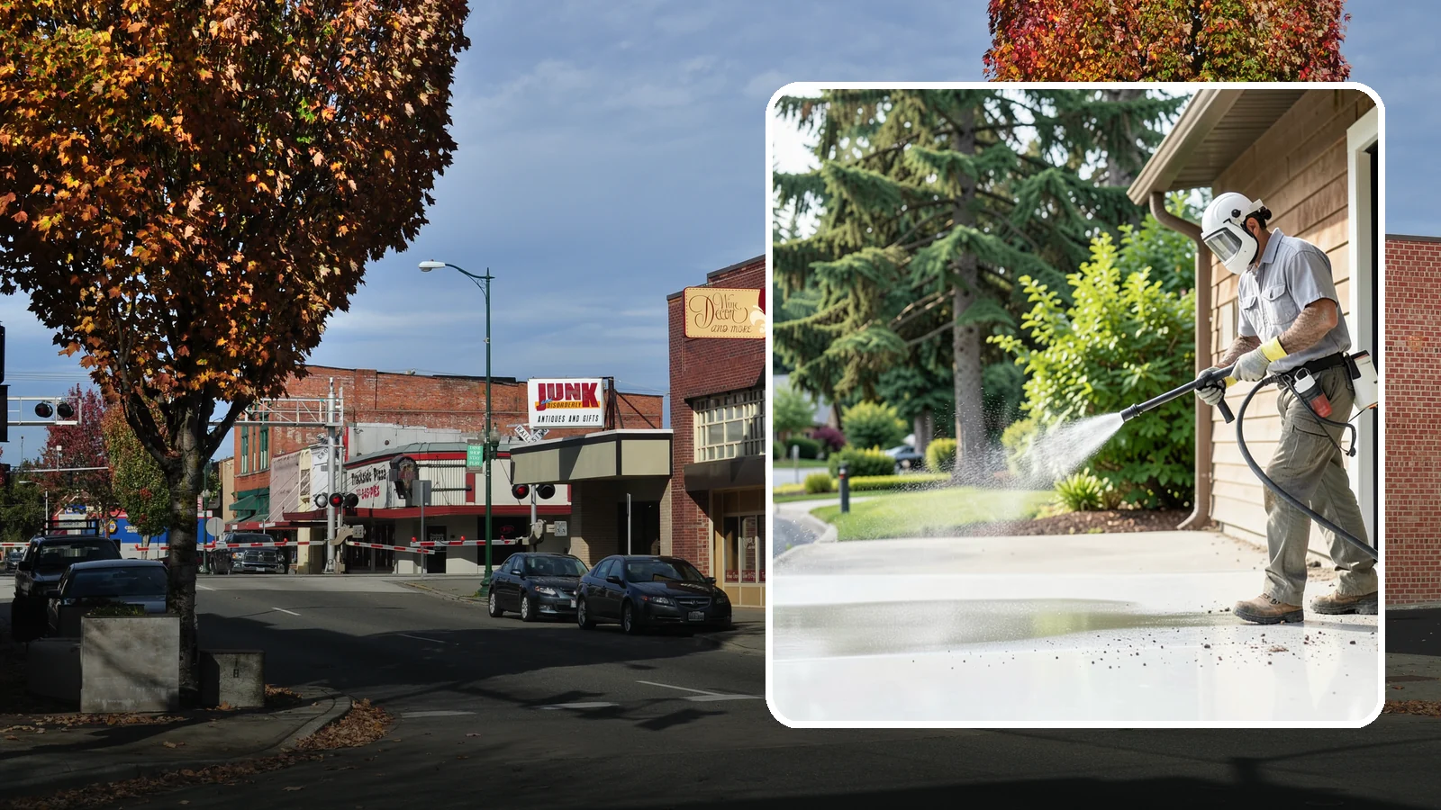 Post-Construction Pressure Washing in Puyallup, Pierce County, WA - We handle heavy post-construction washing on Washington properties to clear the toughest build-out residue.