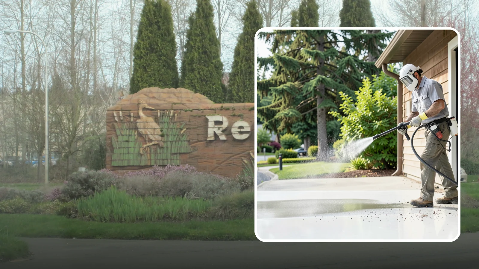 Post-Construction Pressure Washing in Renton, King County, WA - We handle heavy post-construction washing on Washington properties to clear the toughest build-out residue.