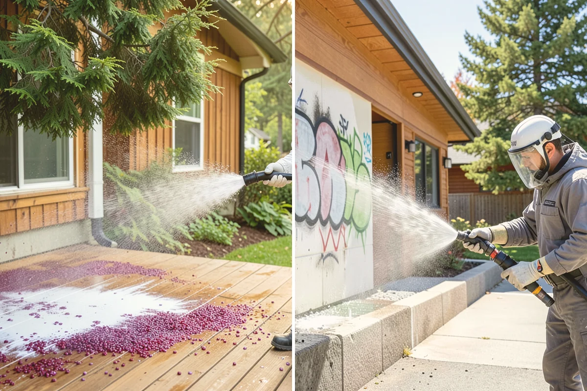 Post-Construction Pressure Washing in Sammamish, King County, WA - Assess residue hardness across each surface