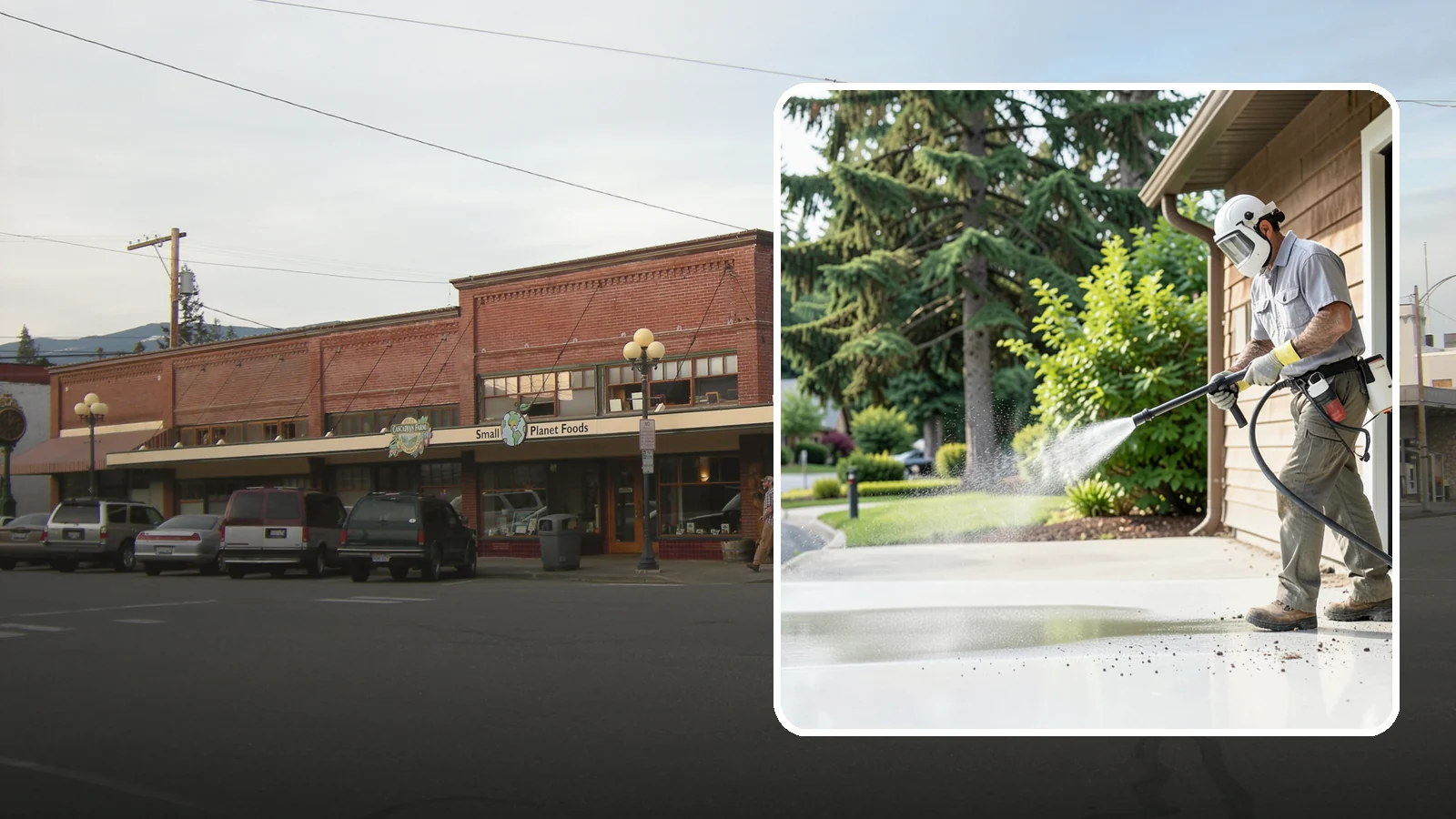 Post-Construction Pressure Washing in Sedro-Woolley, Skagit County, WA - We handle heavy post-construction washing on Washington properties to clear the toughest build-out residue.