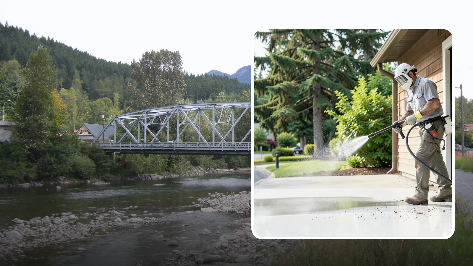 Post-Construction Pressure Washing in Skykomish, King County, WA - We handle heavy post-construction washing on Washington properties to clear the toughest build-out residue.
