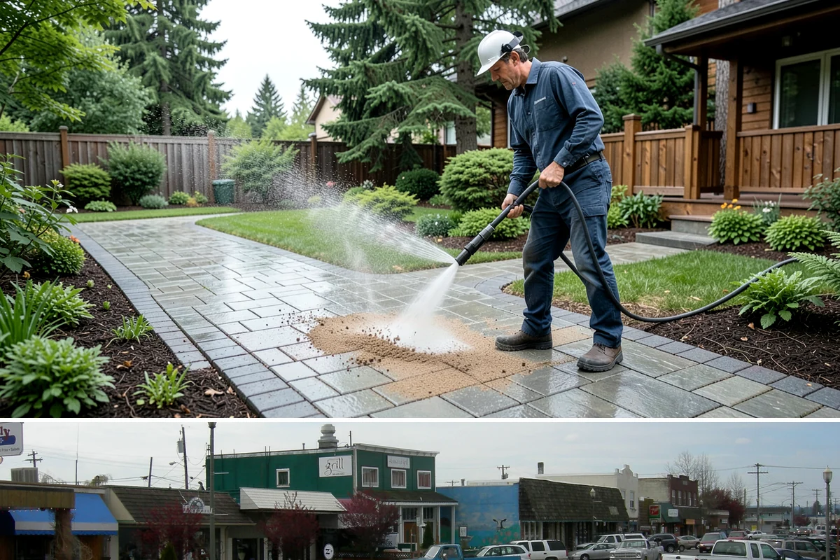 Post-Construction Pressure Washing in Stanwood, Snohomish County, WA - Post-construction pressure washing is completed as the final trade wraps, with dry-weather scheduling preferred so surfaces are...