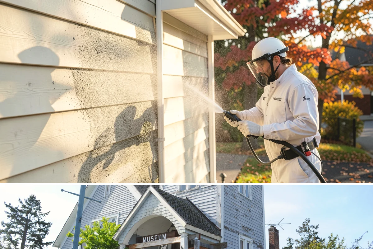 Post-Construction Pressure Washing in Steilacoom, Pierce County, WA - Post-construction pressure washing is completed as the final trade wraps, with dry-weather scheduling preferred so surfaces are...