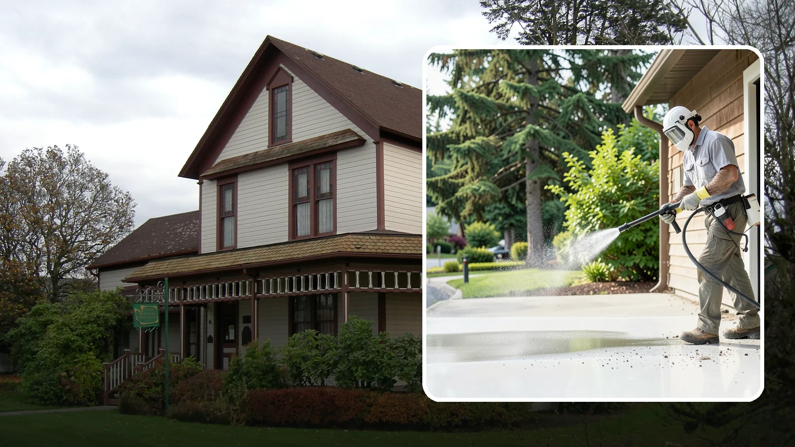 Post-Construction Pressure Washing in Sumner, Pierce County, WA - We handle heavy post-construction washing on Washington properties to clear the toughest build-out residue.