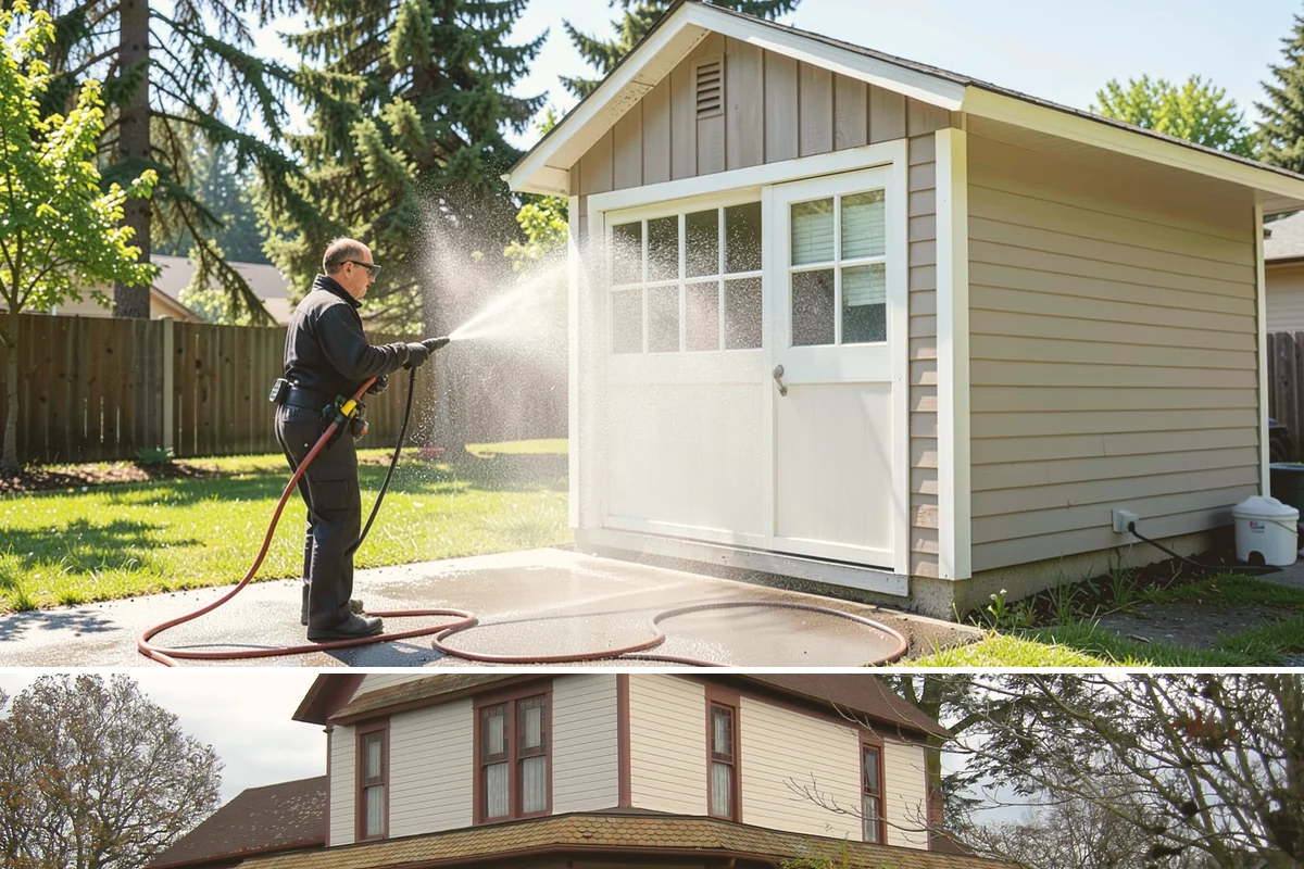 Post-Construction Pressure Washing in Sumner, Pierce County, WA - Post-construction pressure washing is completed as the final trade wraps, with dry-weather scheduling preferred so surfaces are...