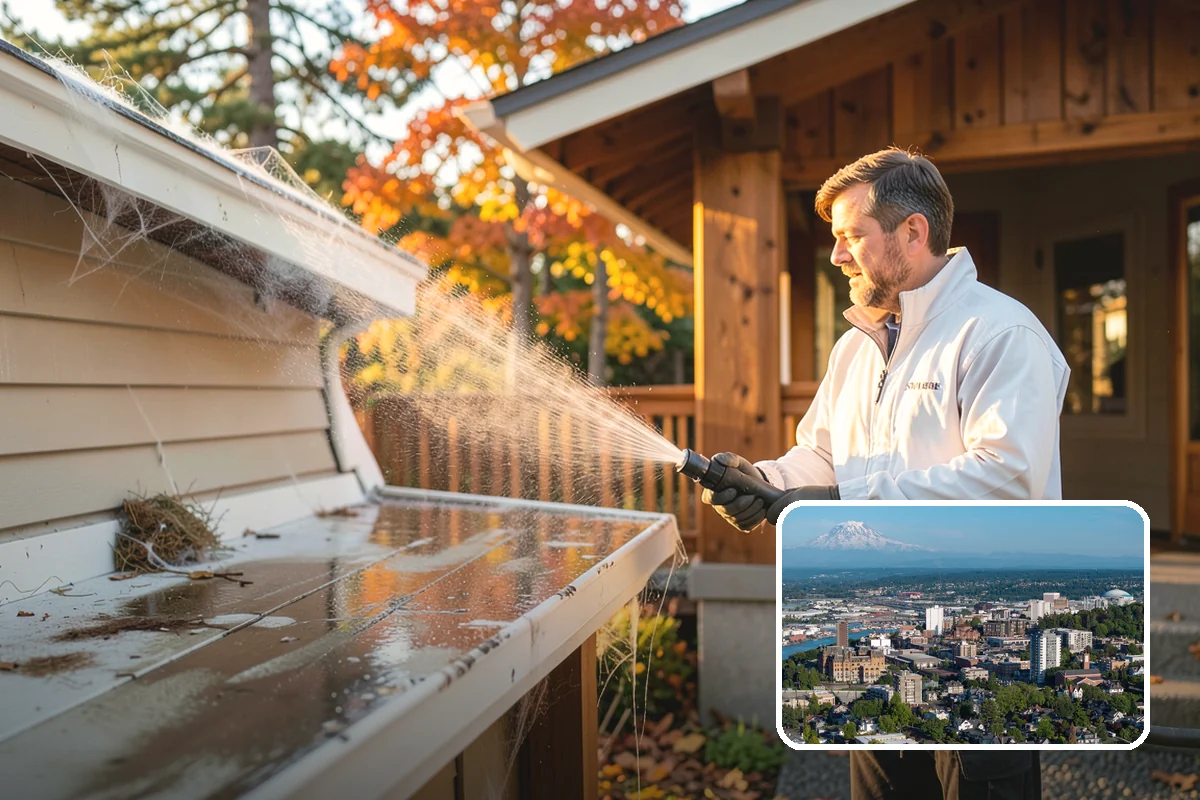 Post-Construction Pressure Washing in Tacoma, Pierce County, WA - Strips dried mortar and paint from hardscapes