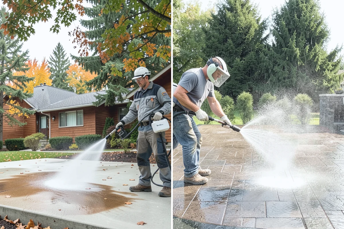 Post-Construction Pressure Washing in Wilkeson, Pierce County, WA - Assess residue hardness across each surface