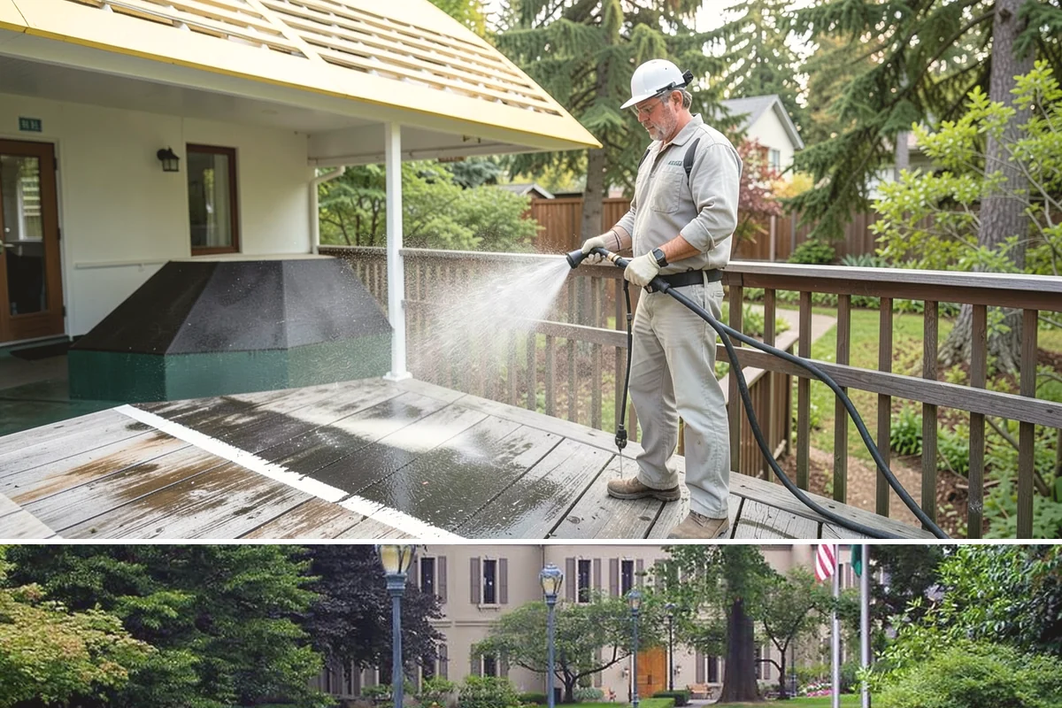 Post-Construction Pressure Washing in Woodinville, King County, WA - Post-construction pressure washing is completed as the final trade wraps, with dry-weather scheduling preferred so surfaces are...
