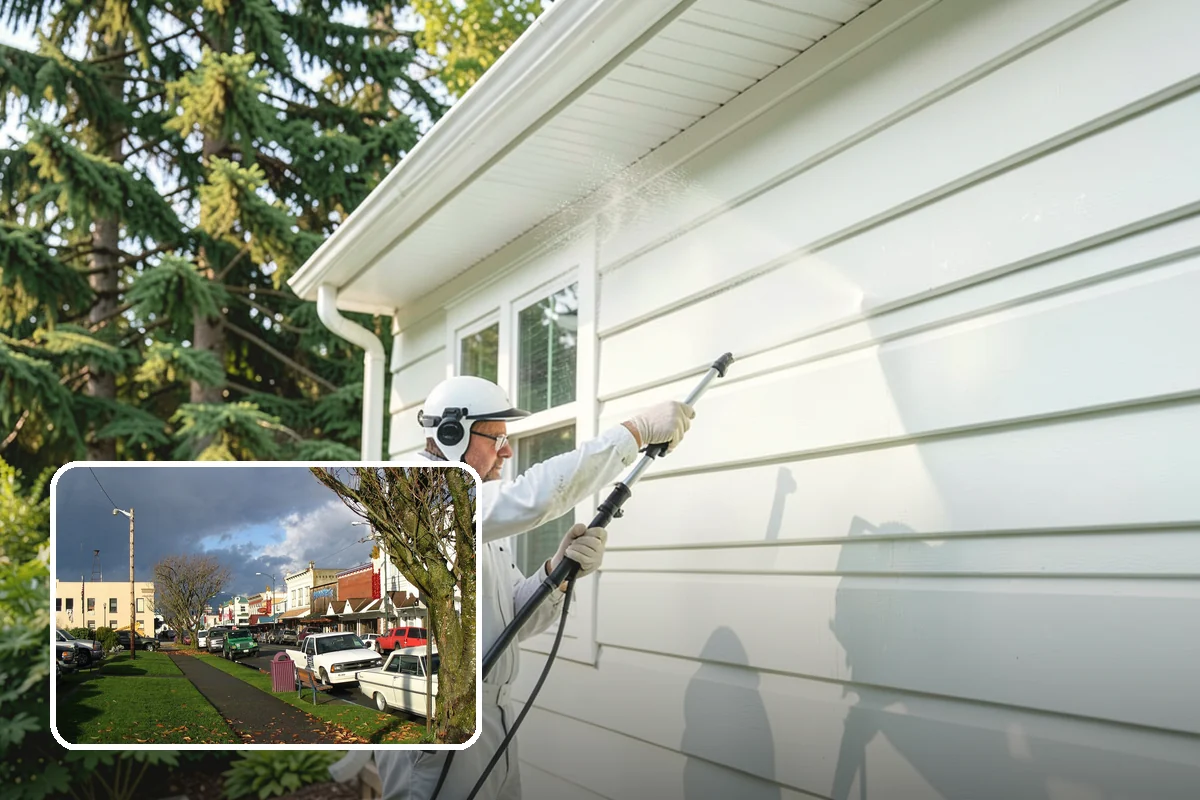 Post-Storm Roof Cleaning in Arlington, Snohomish County, WA - Removes storm-dropped branches and conifer needles from the roof