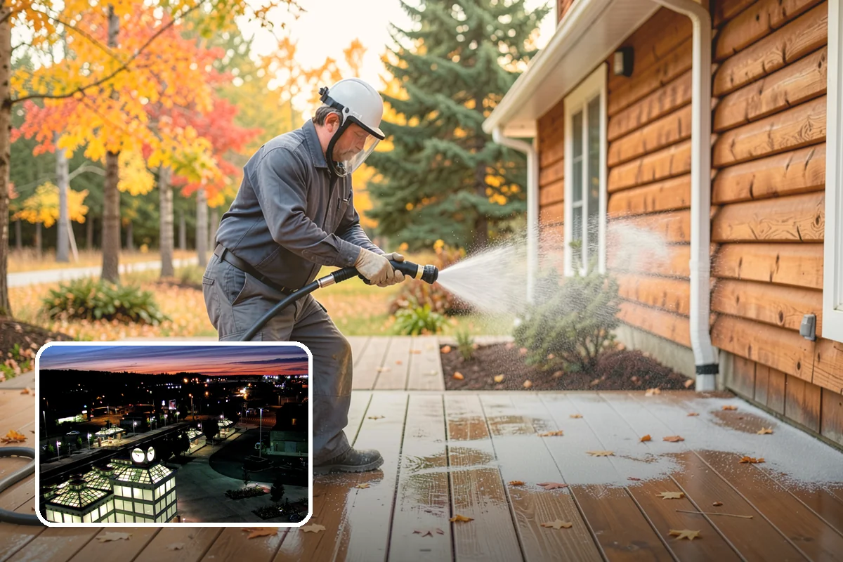 Post-Storm Roof Cleaning in Auburn, King County, WA - Removes storm-dropped branches and conifer needles from the roof