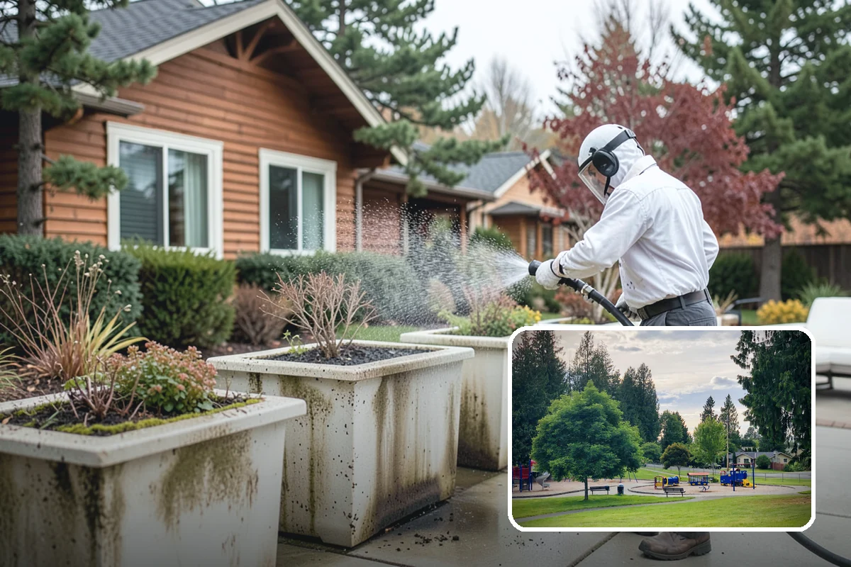 Post-Storm Roof Cleaning in Bonney Lake, Pierce County, WA - Removes storm-dropped branches and conifer needles from the roof