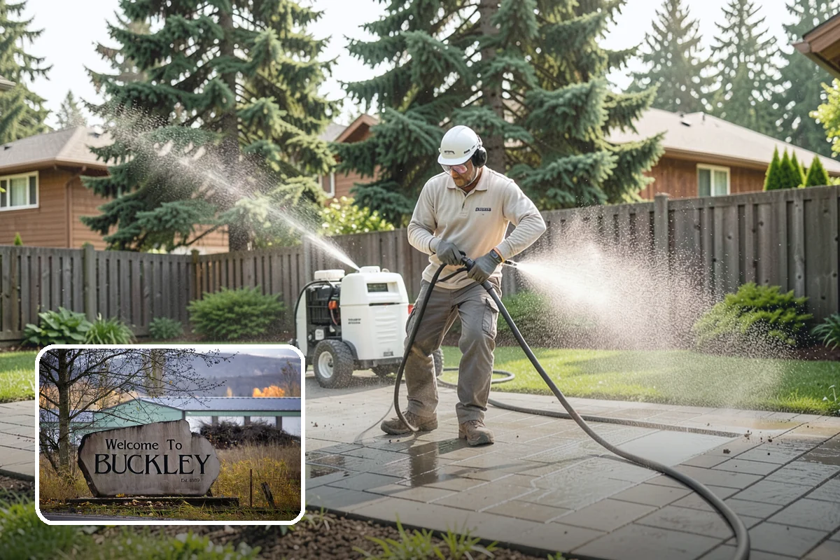 Post-Storm Roof Cleaning in Buckley, Pierce County, WA - Removes storm-dropped branches and conifer needles from the roof