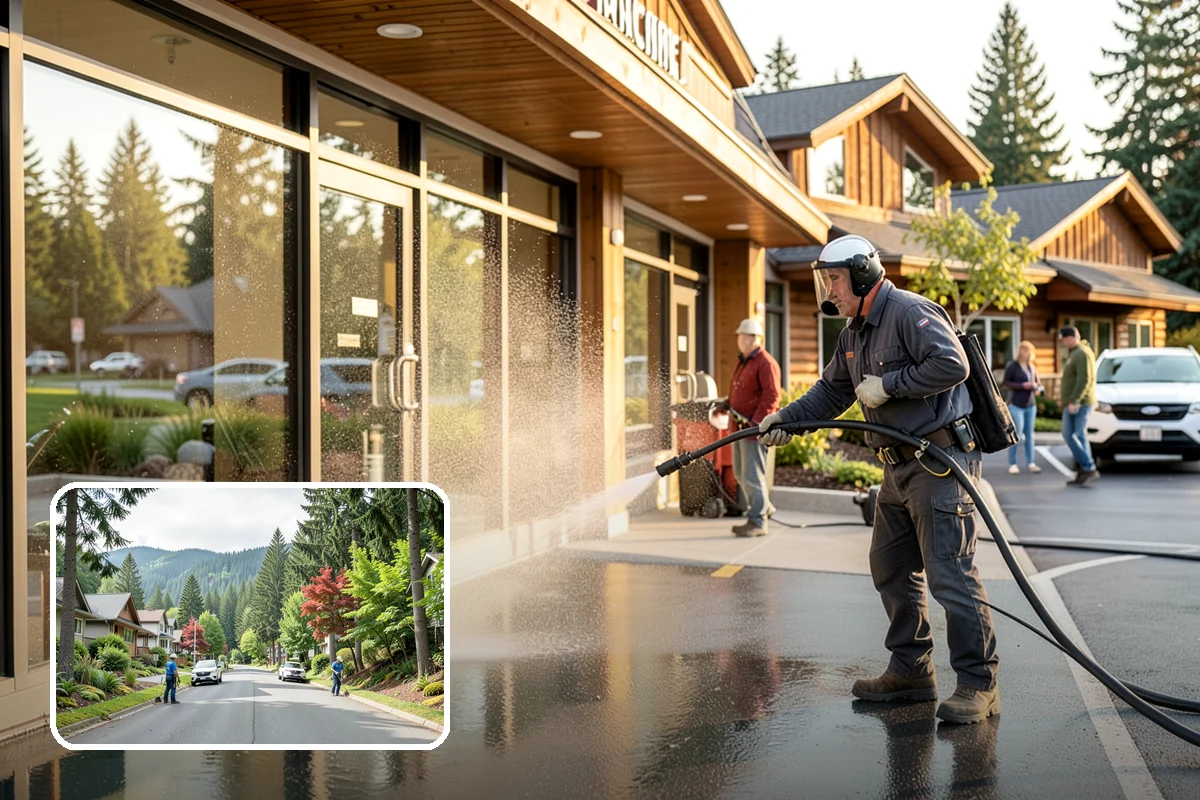 Post-Storm Roof Cleaning in Darrington, Snohomish County, WA - Removes storm-dropped branches and conifer needles from the roof