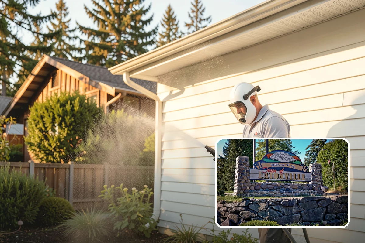 Post-Storm Roof Cleaning in Eatonville, Pierce County, WA - Removes storm-dropped branches and conifer needles from the roof