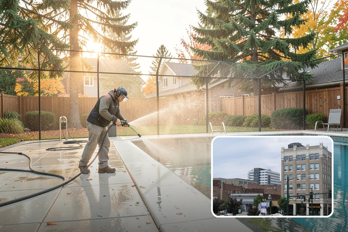 Post-Storm Roof Cleaning in Everett, Snohomish County, WA - Removes storm-dropped branches and conifer needles from the roof