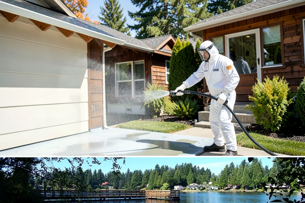 Post-Storm Roof Cleaning in Federal Way, King County, WA - Schedule promptly after any windstorm, ideally within days before trapped debris begins driving moss growth.
