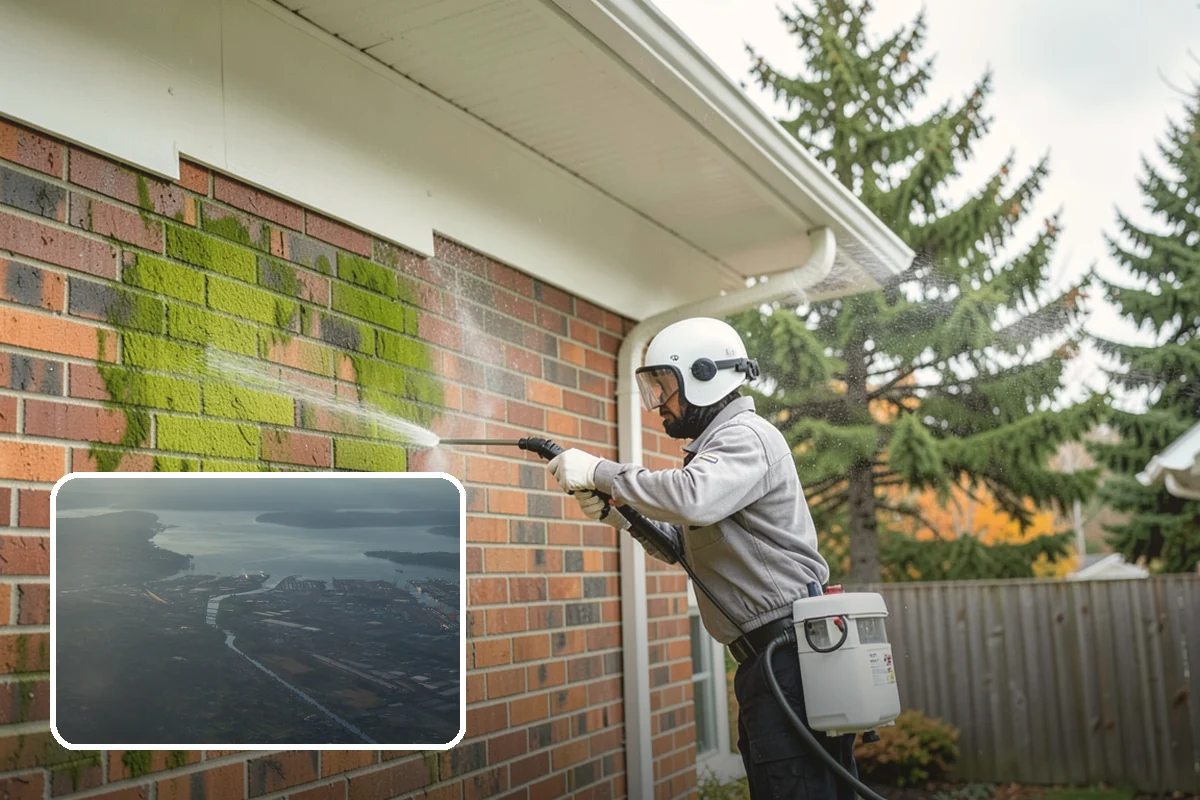 Post-Storm Roof Cleaning in Fife, Pierce County, WA - Removes storm-dropped branches and conifer needles from the roof