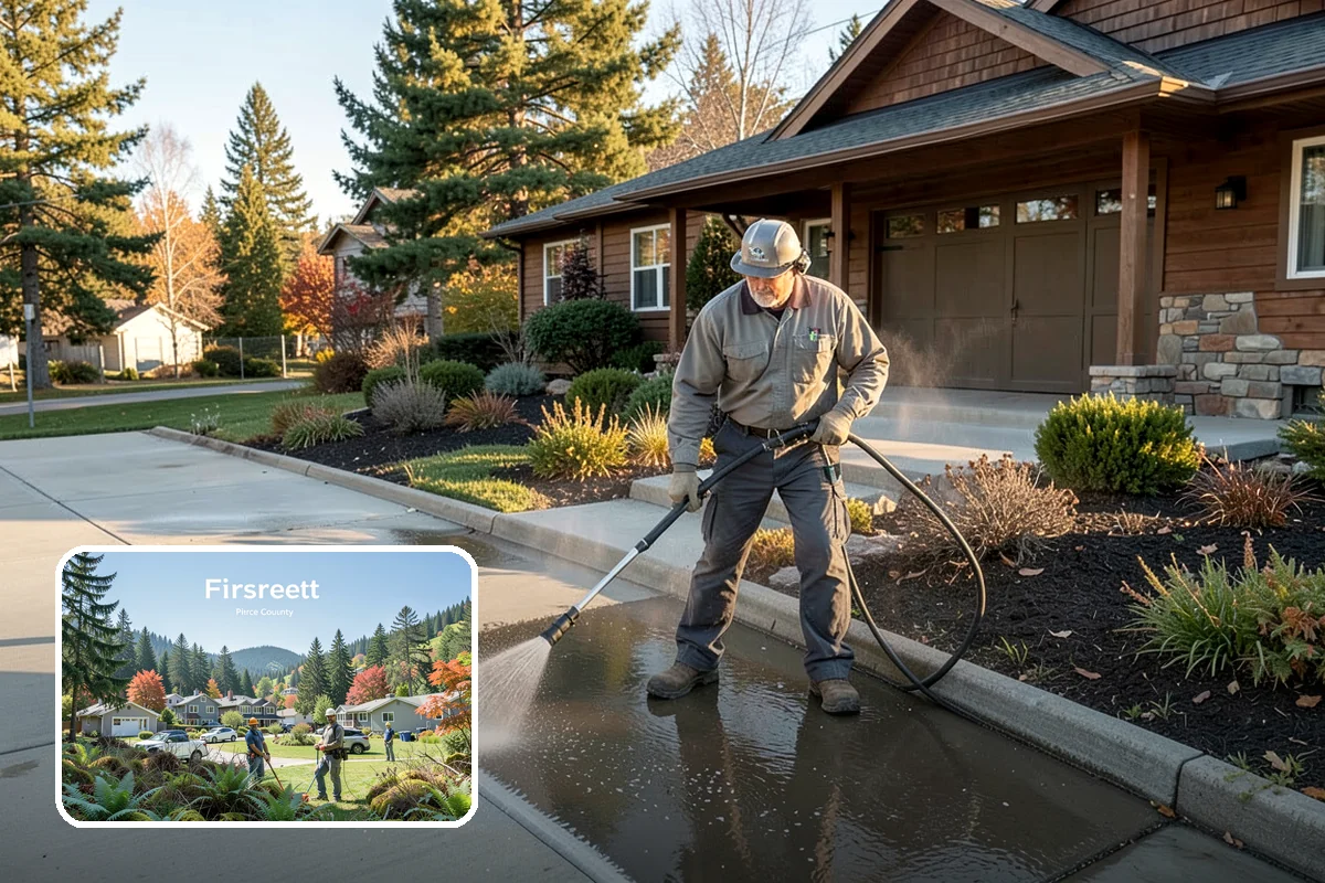 Post-Storm Roof Cleaning in Fircrest, Pierce County, WA - Removes storm-dropped branches and conifer needles from the roof
