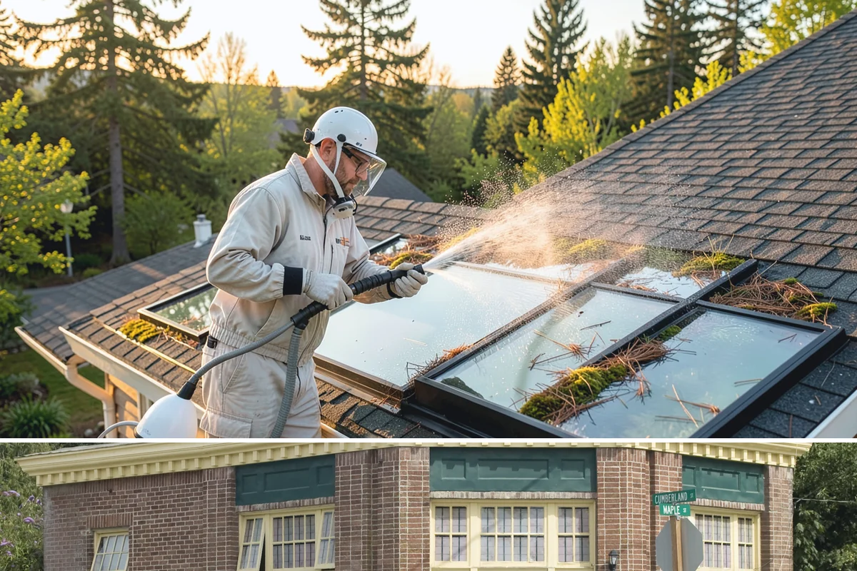 Post-Storm Roof Cleaning in Hamilton, Skagit County, WA - Schedule promptly after any windstorm, ideally within days before trapped debris begins driving moss growth.