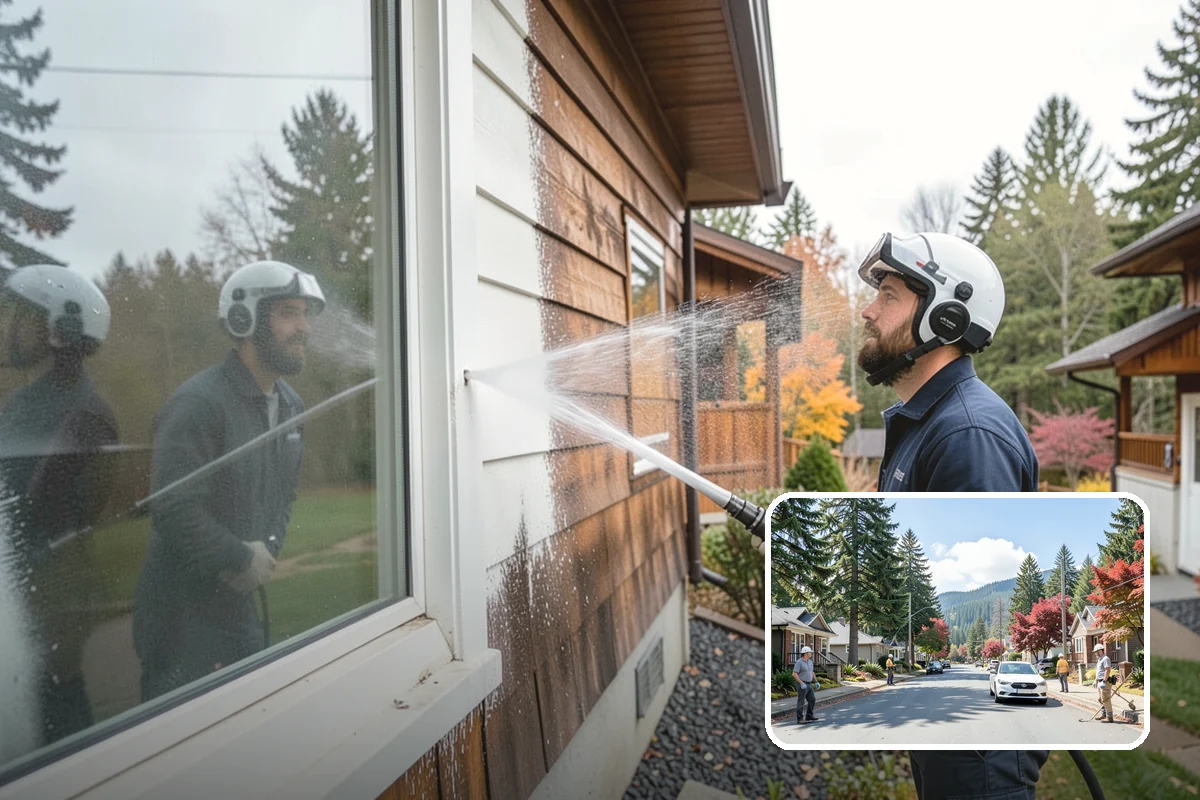 Post-Storm Roof Cleaning in Hunts Point, King County, WA - Removes storm-dropped branches and conifer needles from the roof