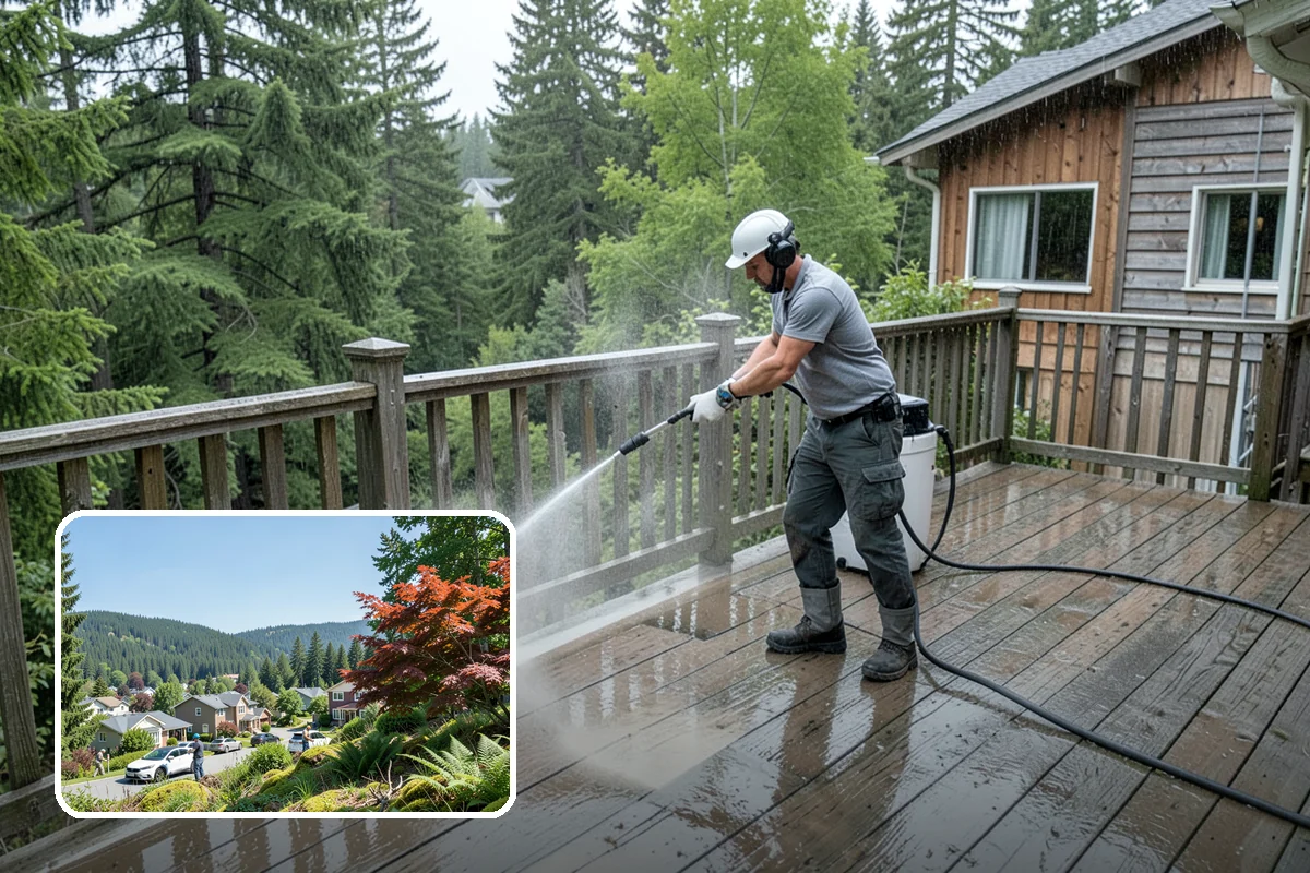 Post-Storm Roof Cleaning in Index, Snohomish County, WA - Removes storm-dropped branches and conifer needles from the roof