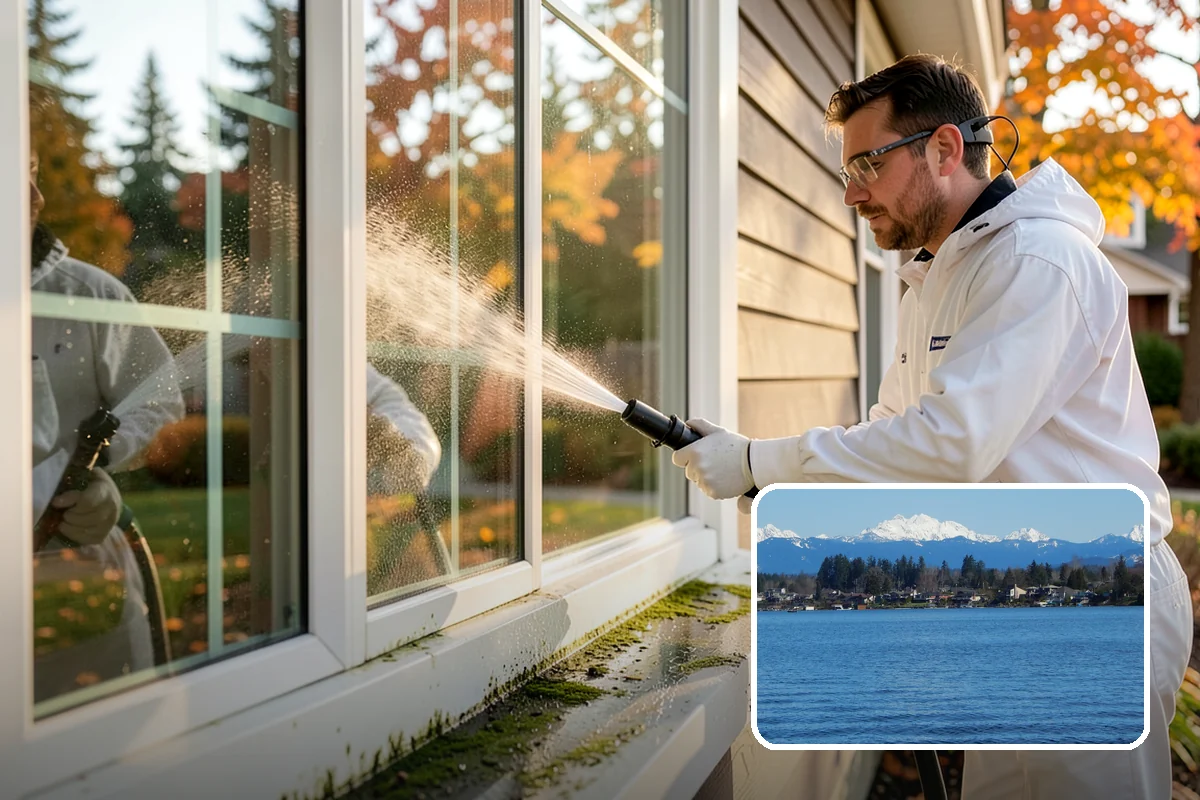 Post-Storm Roof Cleaning in Lake Stevens, Snohomish County, WA - Removes storm-dropped branches and conifer needles from the roof